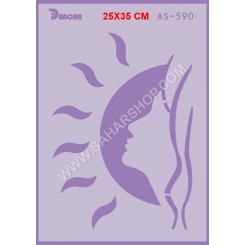 شابلون استنسیل AS-590